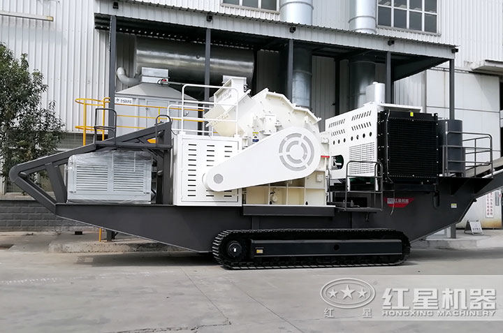 履帶式液壓破碎站整機(jī)結(jié)構(gòu) 履帶式液壓破碎站整機(jī)結(jié)構(gòu)