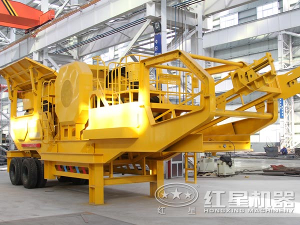 建筑垃圾移動破碎站 建筑垃圾移動破碎站