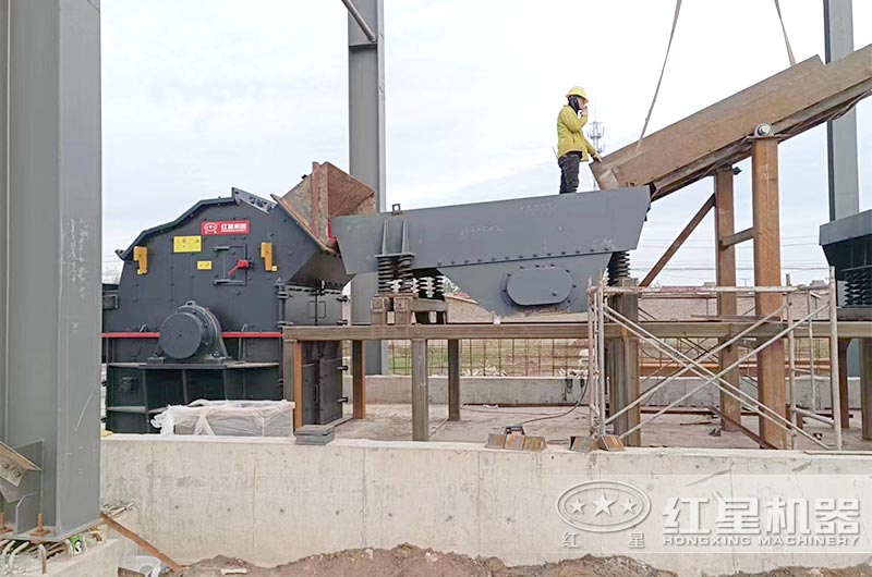 PXJ1616細(xì)碎機(jī)現(xiàn)場(chǎng) PXJ1616細(xì)碎機(jī)現(xiàn)場(chǎng)