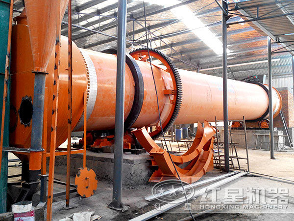 烘干機(jī)安裝、調(diào)試現(xiàn)場(chǎng)