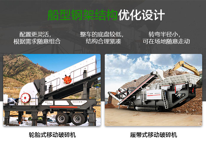 移動(dòng)破碎機(jī)設(shè)計(jì)合理 移動(dòng)破碎機(jī)設(shè)計(jì)合理