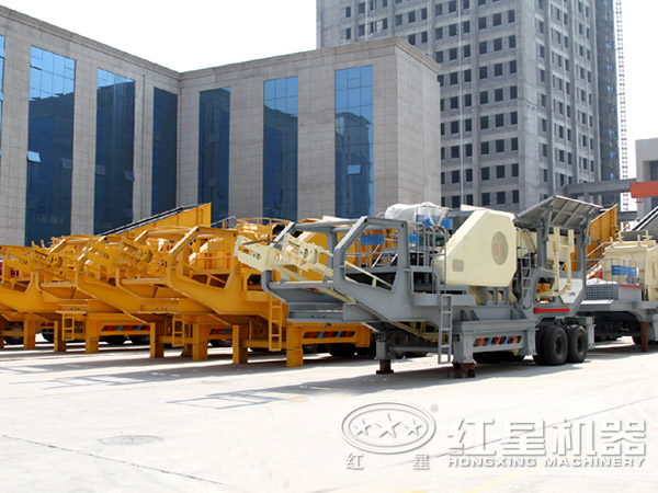 小型移動顎式破碎站 小型移動顎式破碎站