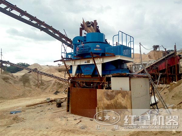 HXVSI-9526制砂機生產(chǎn)現(xiàn)場 HXVSI-9526制砂機生產(chǎn)現(xiàn)場