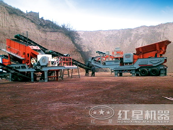移動式破碎站生產現場 移動式破碎站生產現場