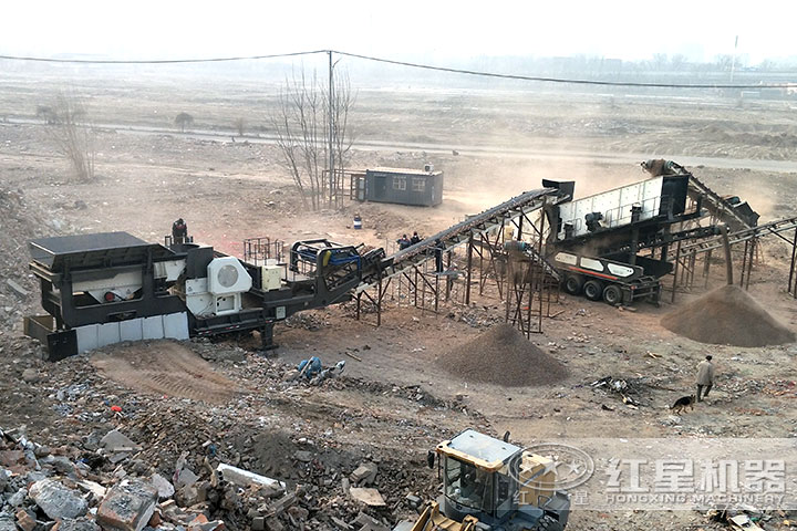 建筑垃圾處理現(xiàn)場(chǎng) 建筑垃圾處理現(xiàn)場(chǎng)