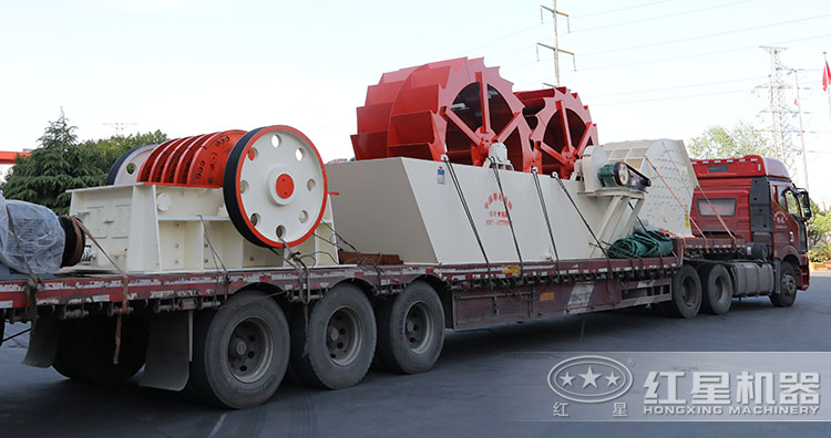 礦石錘式破碎機(jī)整條生產(chǎn)線發(fā)往河北！