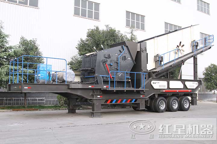 紅星移動式破石頭機(jī)器 紅星移動式破石頭機(jī)器