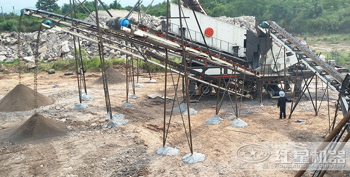 建筑垃圾破碎現(xiàn)場 建筑垃圾破碎現(xiàn)場