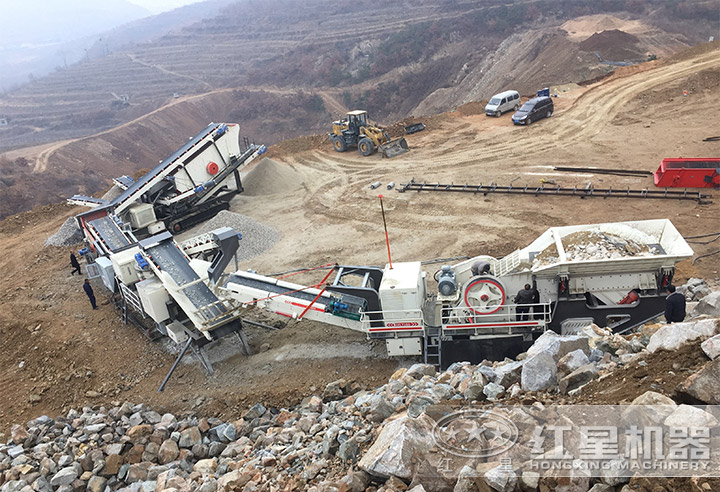 履帶流動礦石粉碎機 履帶流動礦石粉碎機