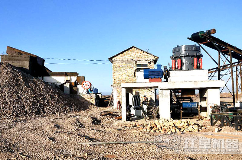 煤矸石制砂現(xiàn)場 煤矸石制砂現(xiàn)場