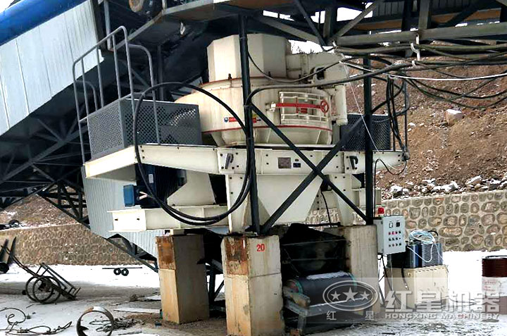 制砂機作業(yè)現(xiàn)場