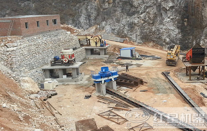 機制砂生產(chǎn)線現(xiàn)場 機制砂生產(chǎn)線現(xiàn)場