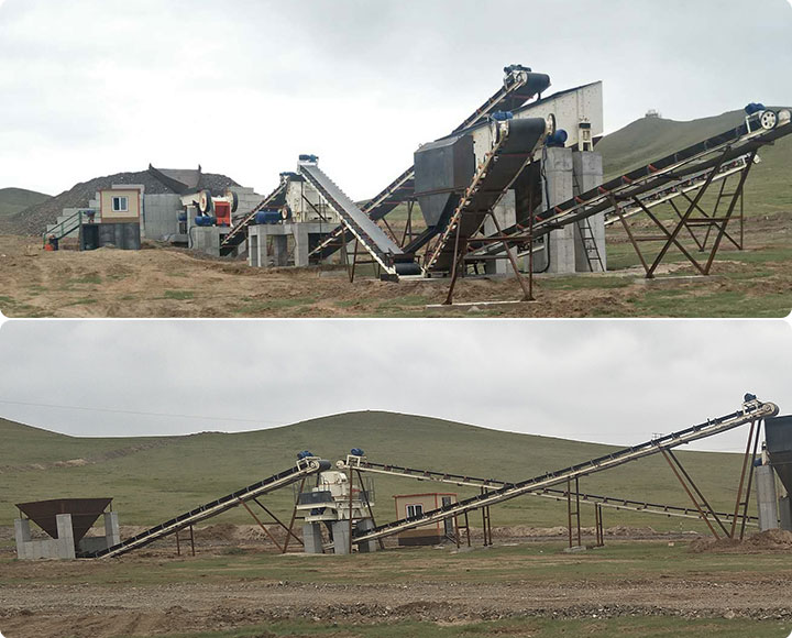 外蒙青石破碎制砂現(xiàn)場(chǎng) 外蒙青石破碎制砂現(xiàn)場(chǎng)