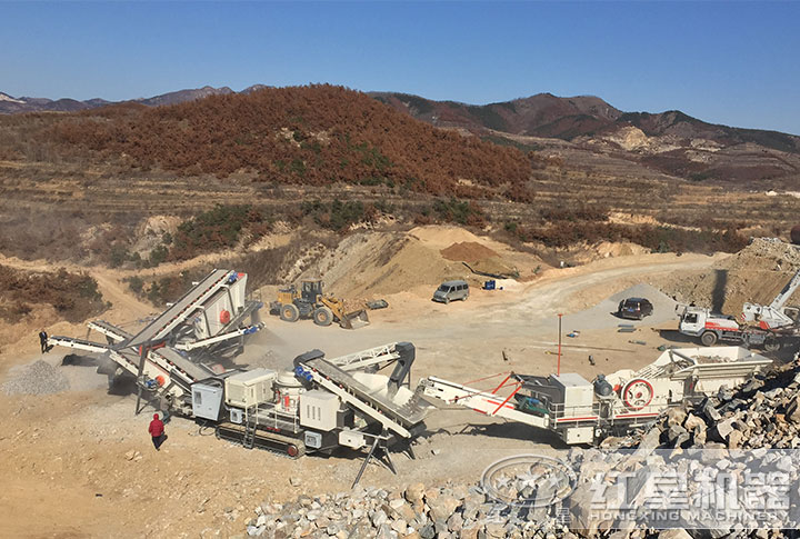 砂石生產(chǎn)線現(xiàn)場 砂石生產(chǎn)線現(xiàn)場