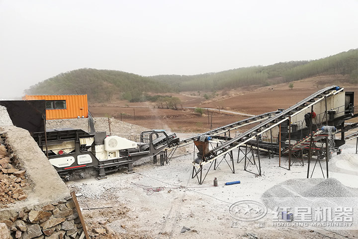 移動式碎石生產(chǎn)線 移動式碎石生產(chǎn)線