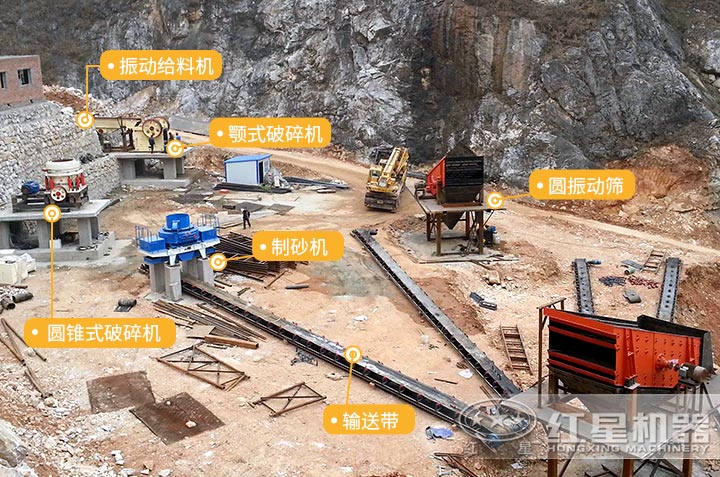 制砂廠安裝現(xiàn)場(chǎng)及設(shè)備 制砂廠安裝現(xiàn)場(chǎng)及設(shè)備