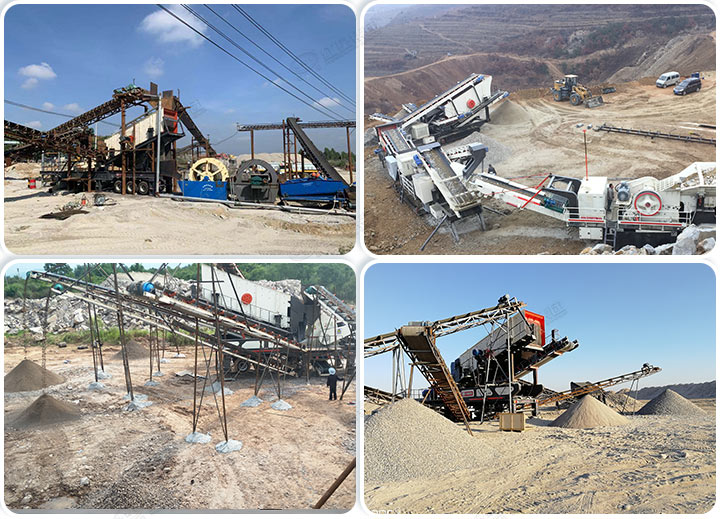 小型移動碎沙機現(xiàn)場合集 小型移動碎沙機現(xiàn)場合集