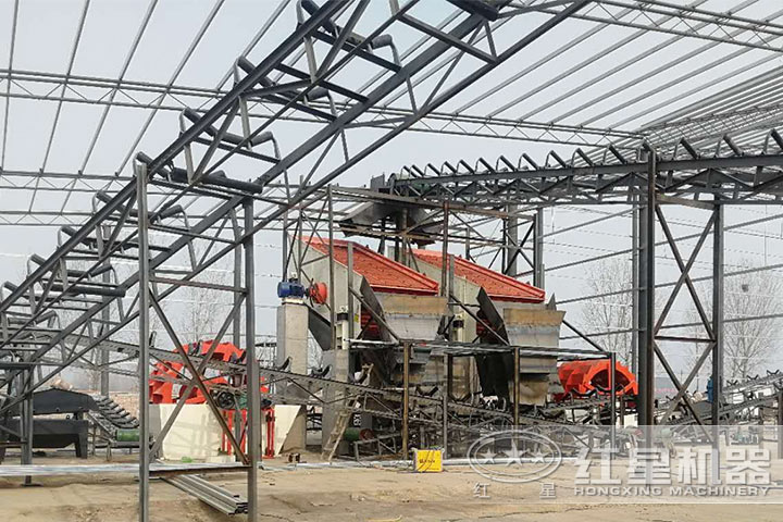 洗山沙設(shè)備安裝現(xiàn)場(chǎng) 洗山沙設(shè)備安裝現(xiàn)場(chǎng)