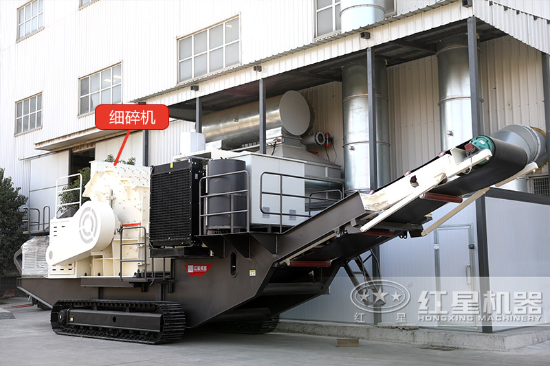 履帶式移動破碎機搭配細碎機 履帶式移動破碎機搭配細碎機