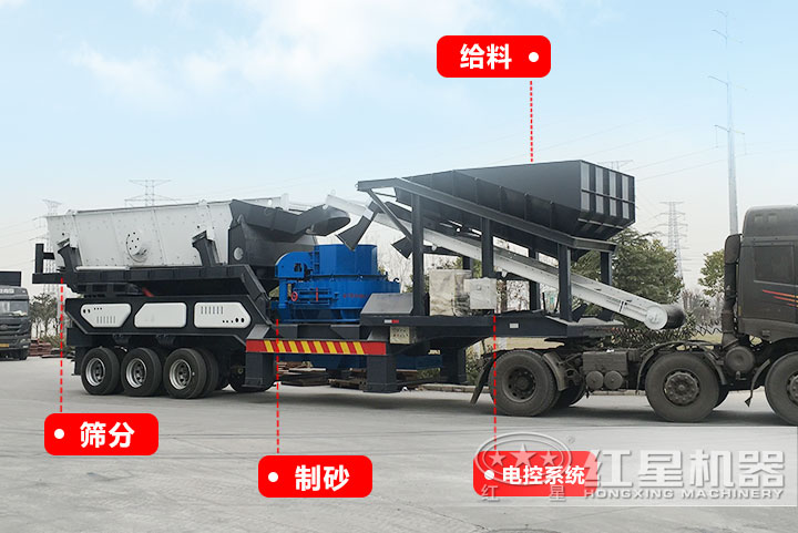 移動式人工造沙機 移動式人工造沙機