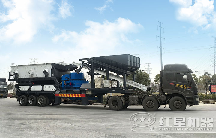 大型移動石頭碎沙機(jī) 大型移動石頭碎沙機(jī)