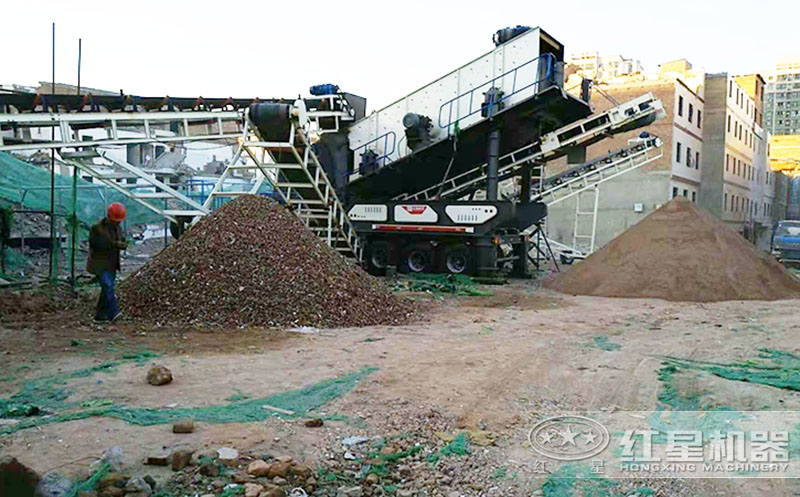 建筑垃圾破碎現(xiàn)場 建筑垃圾破碎現(xiàn)場