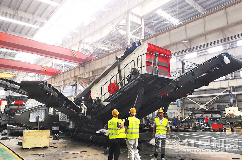 全自動制砂機(jī)生產(chǎn)車間 全自動制砂機(jī)生產(chǎn)車間