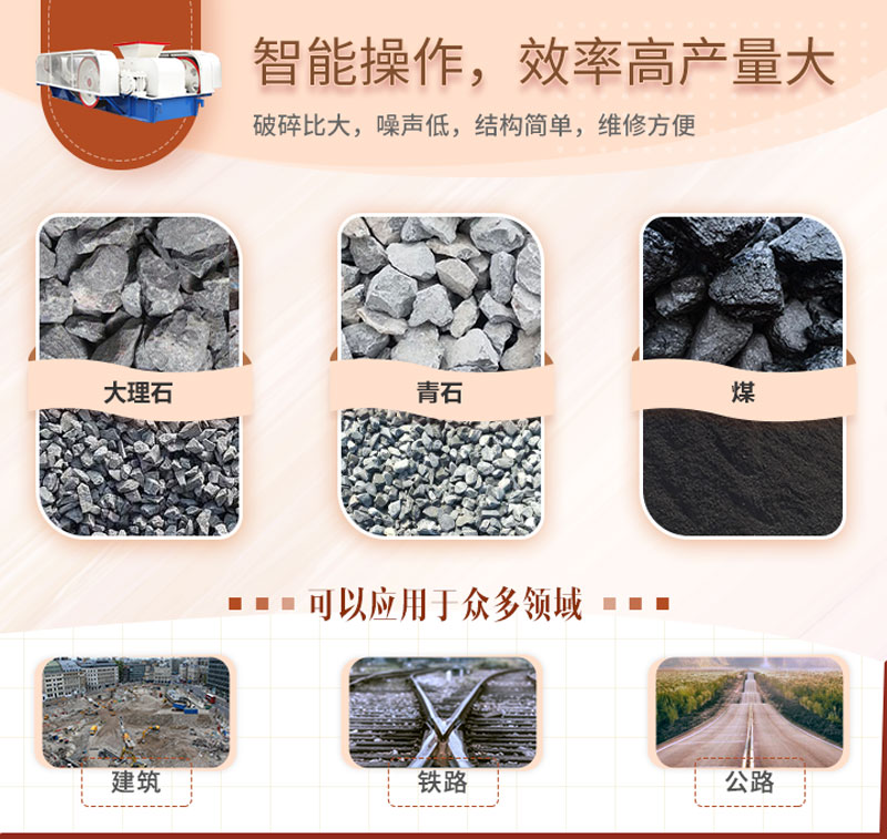 對(duì)輥破碎機(jī)處理物料 對(duì)輥破碎機(jī)處理物料