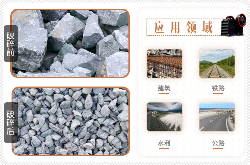 玄武巖破碎前后對比 玄武巖破碎前后對比