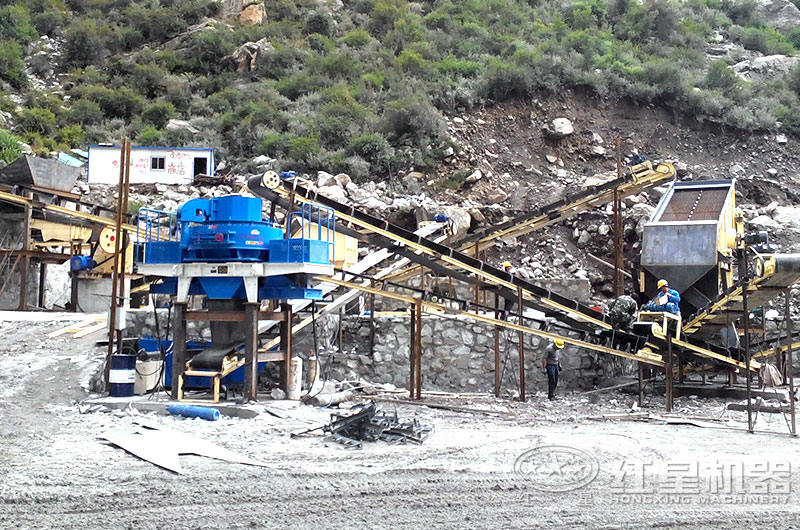 制砂機(jī)安裝現(xiàn)場 制砂機(jī)安裝現(xiàn)場