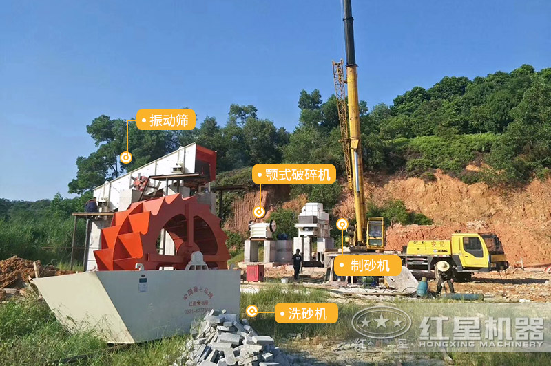 制砂洗砂生產(chǎn)線 制砂洗砂生產(chǎn)線