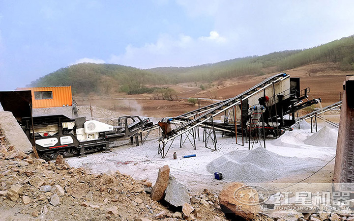 制砂機作業(yè)現(xiàn)場 制砂機作業(yè)現(xiàn)場