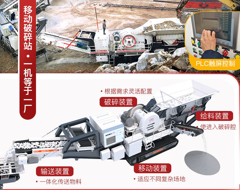 履帶移動(dòng)破碎站結(jié)構(gòu) 履帶移動(dòng)破碎站結(jié)構(gòu)