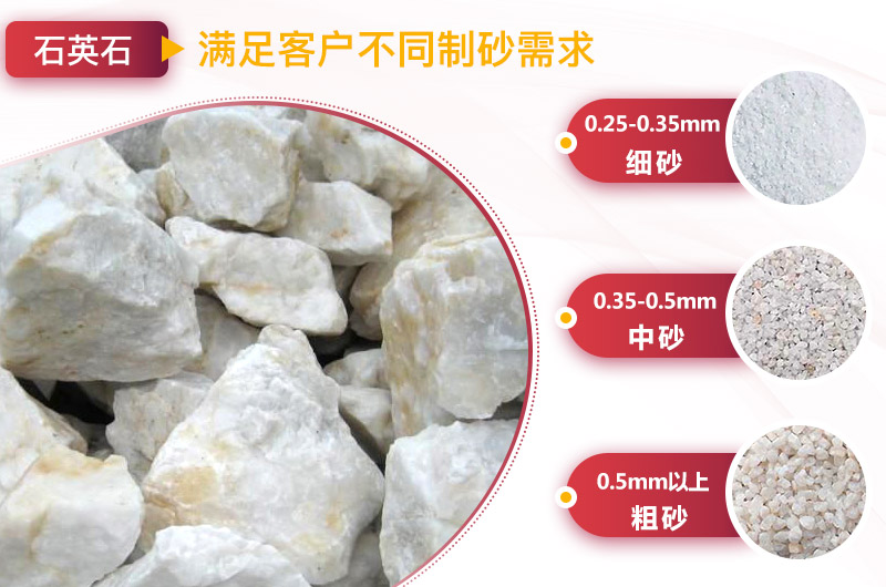 石英石制砂成品展示 石英石制砂成品展示