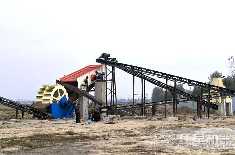 洗砂機(jī)生產(chǎn)現(xiàn)場(chǎng) 洗砂機(jī)生產(chǎn)現(xiàn)場(chǎng)