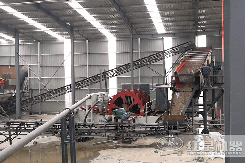 水輪洗沙機現(xiàn)場 水輪洗沙機現(xiàn)場