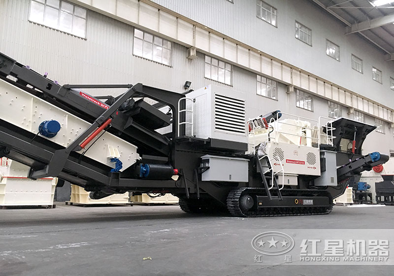 配反擊破的履帶式破碎機(jī) 配反擊破的履帶式破碎機(jī)