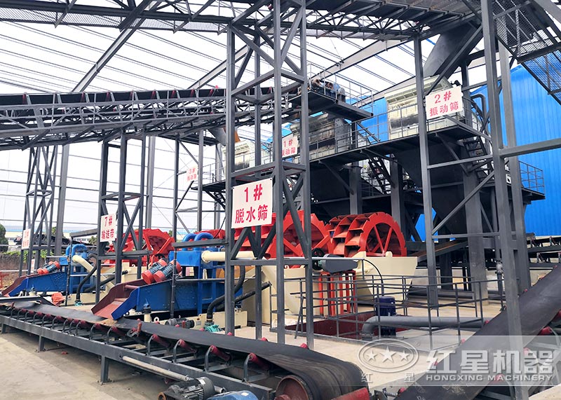 大型洗沙廠現(xiàn)場 大型洗沙廠現(xiàn)場